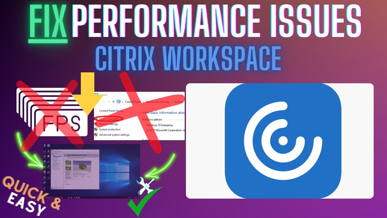 Citrix Workspace Lag Fix – How to Fix Lag, Freezing, High CPU, Slow Remote Desktop – Full Tutorial