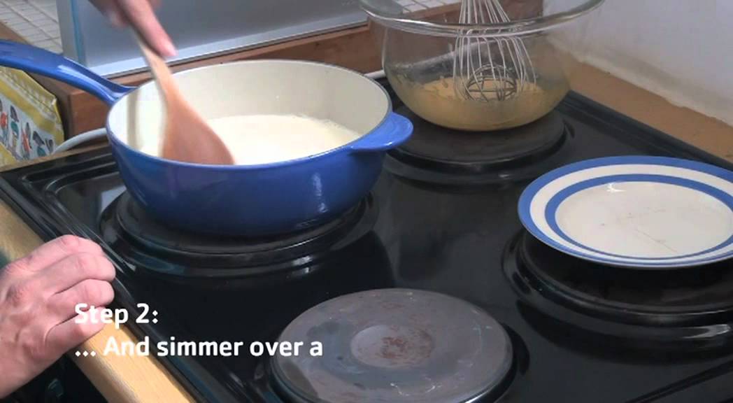 How to make classic vanilla custard