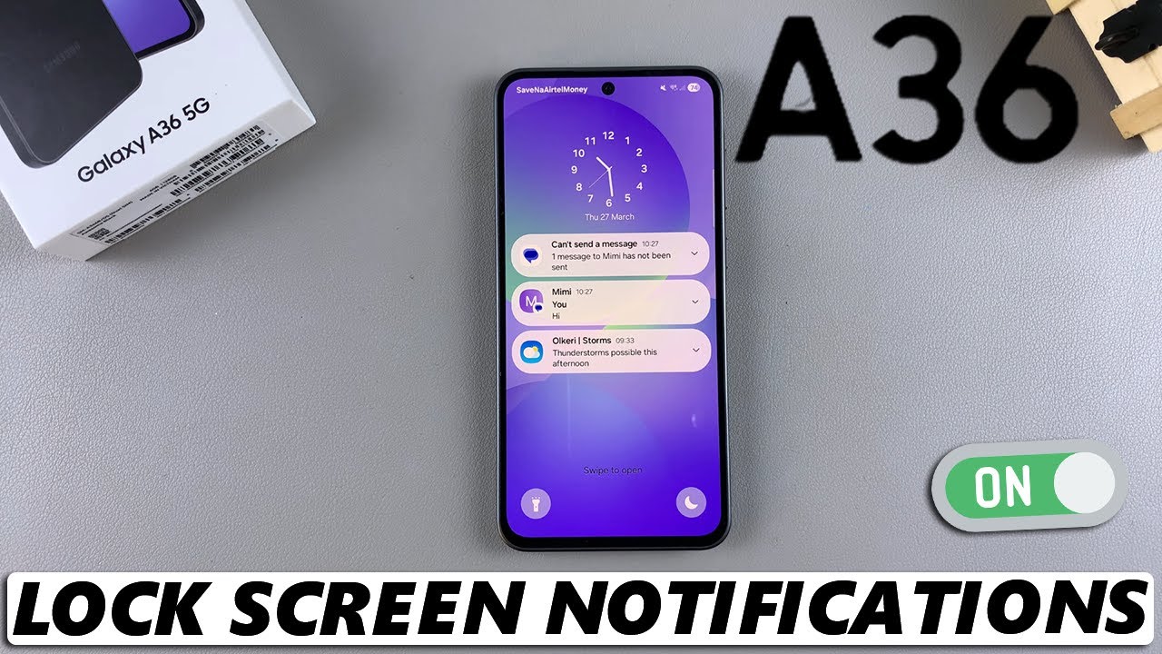 How To Show Notifications On Lock Screen On Samsung Galaxy A36