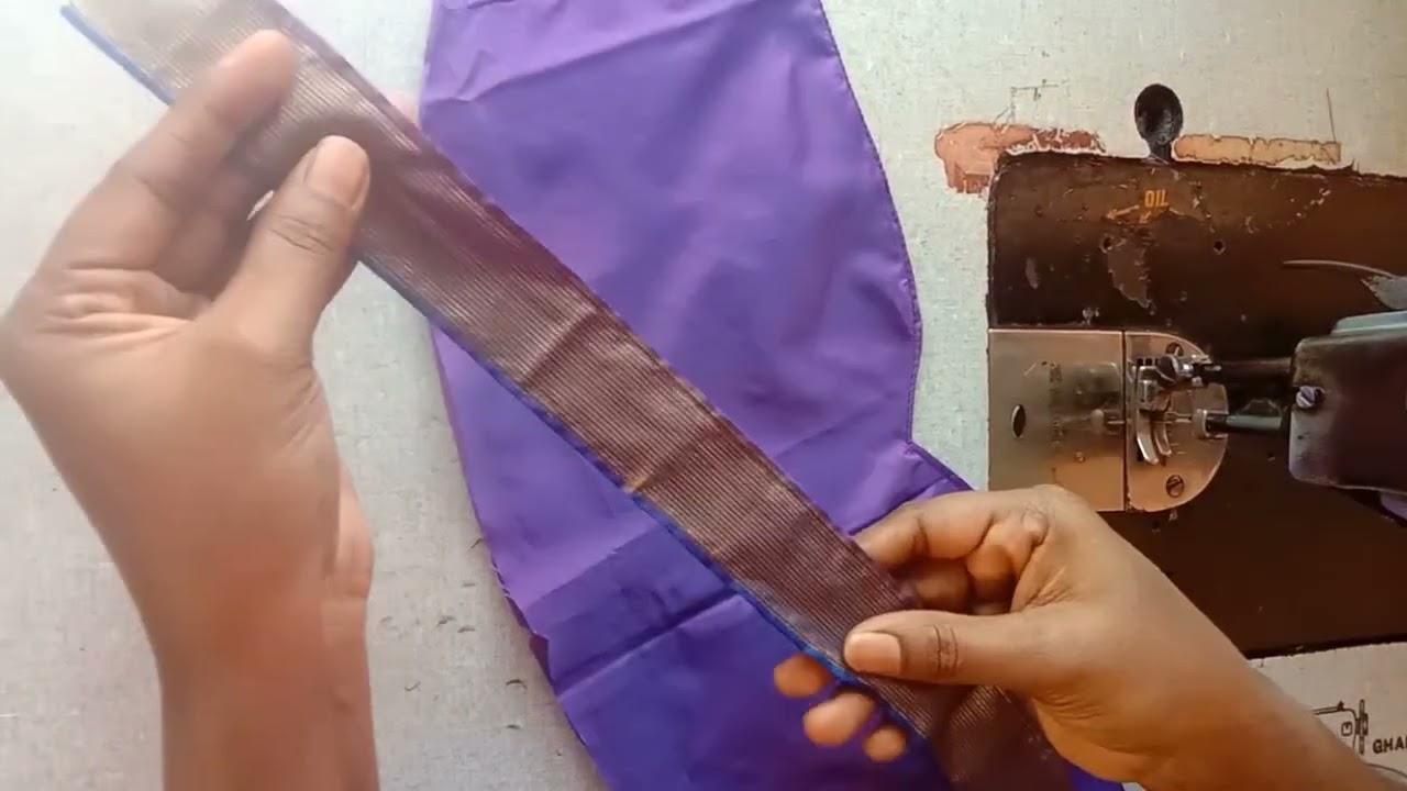 Simple sleeves design stitching..