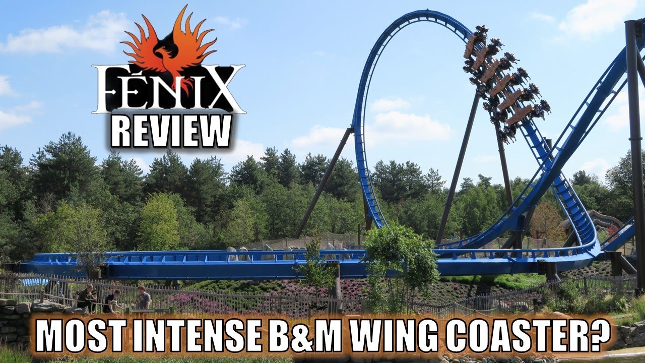 Fenix Review, Toverland Bolliger & Mabillard Wing Coaster | Most Intense B&M Wing Coaster?