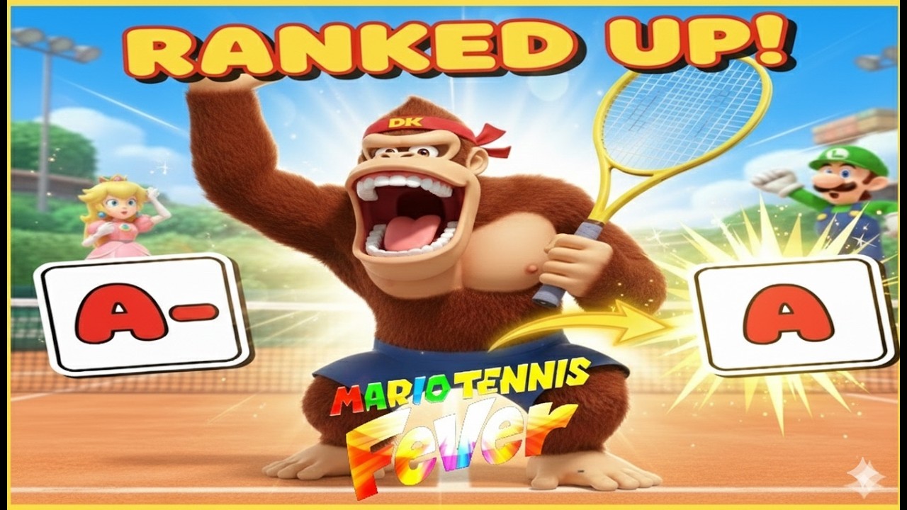 I Was Stuck in A- Rank Forever... Until I Did This. (Mario Tennis Fever)