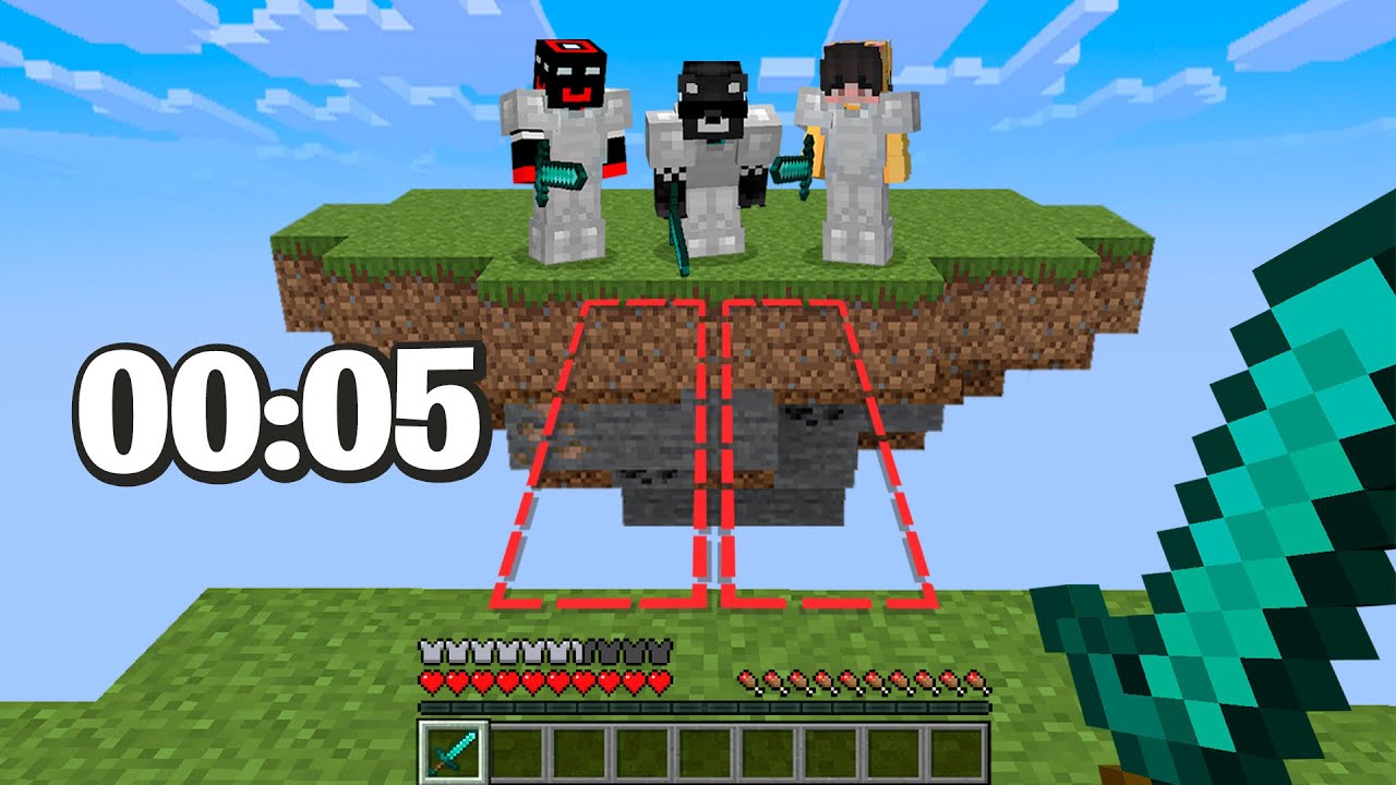 CUANDO el TIEMPO ACABA se ACTIVA el PVP en MINECRAFT