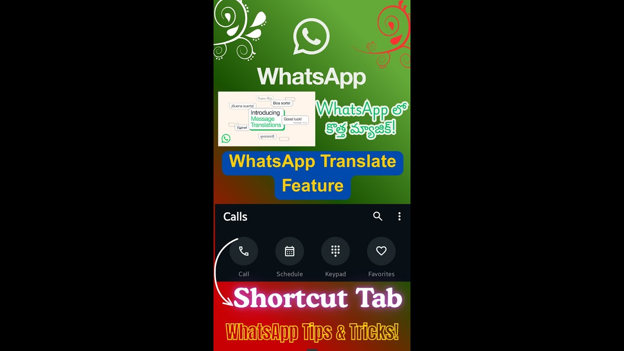 WhatsApp New Translate Feature 😲 | Chat in Any Language!|New Feature Explained|Call tab|AI image|