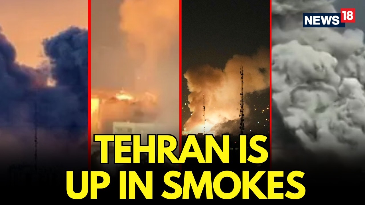 LIVE | TEHRAN IN FLAMES: City Engulfed in Smoke After Explosions —Chaos and Panic in Iran’s Capital!
