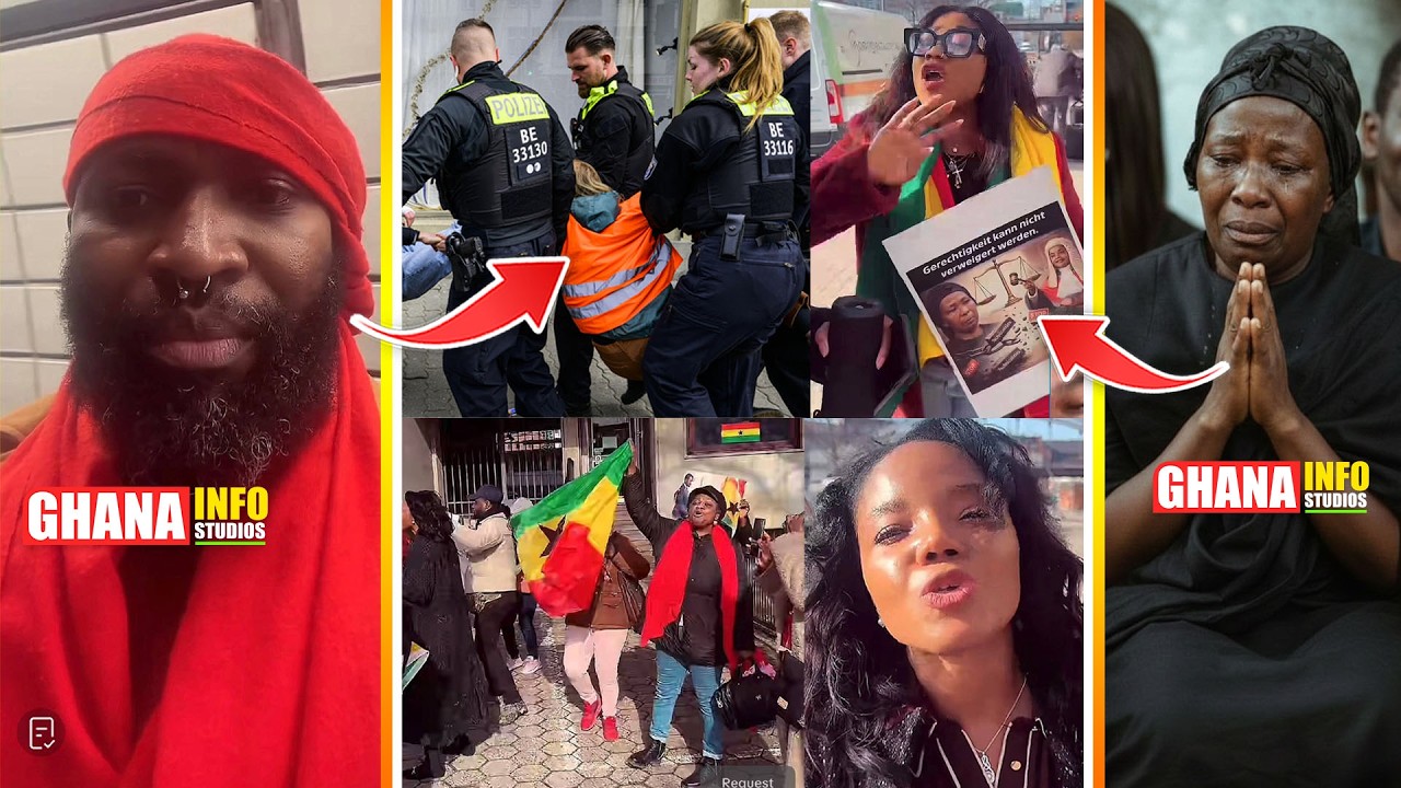 GERMAN POLICE INTERVENE!🚔BJ Invades Akosua Serwaa’s Demo In Germany; Total Chaos!