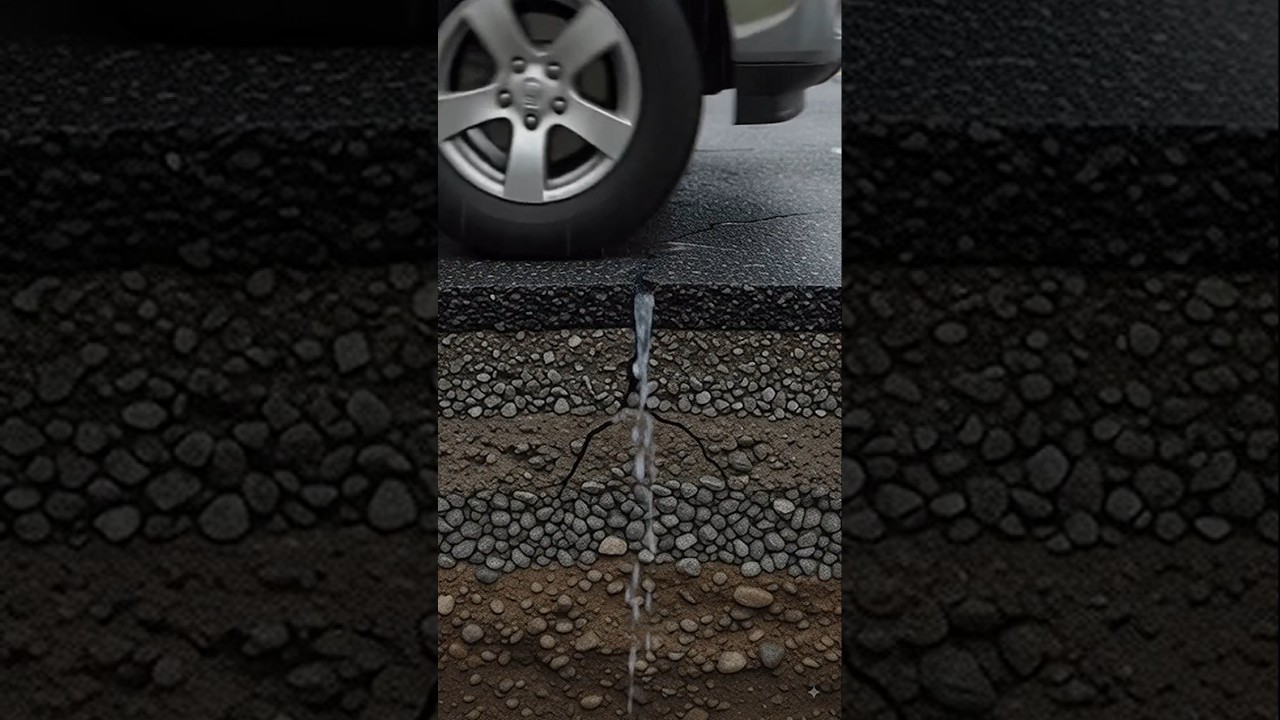 Road Potholes: Causes & Prevention 🚧 #CivilEngineering #RoadConstruction