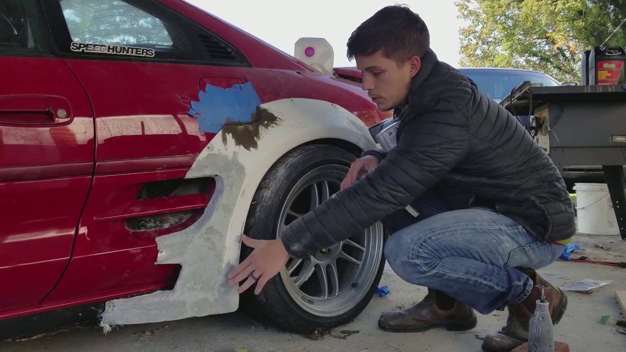 ROCKET BUNNY MR2: BODYWORKING THE REAR FENDERS