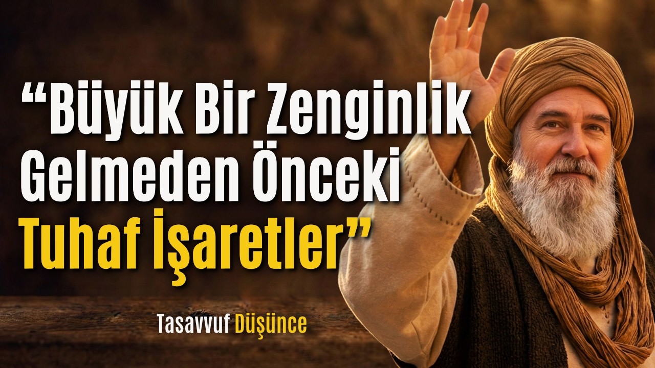 ALLAH Sana Büyük Bir Rızık Kapısı Açtığında BU 9 İŞARETİ Göreceksin | İbn Arabi