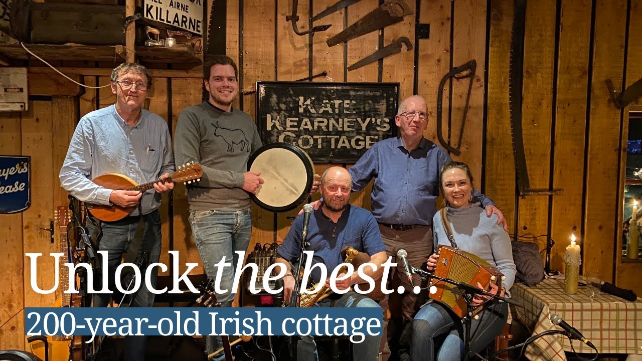 Inside a 200-year-old Irish cottage