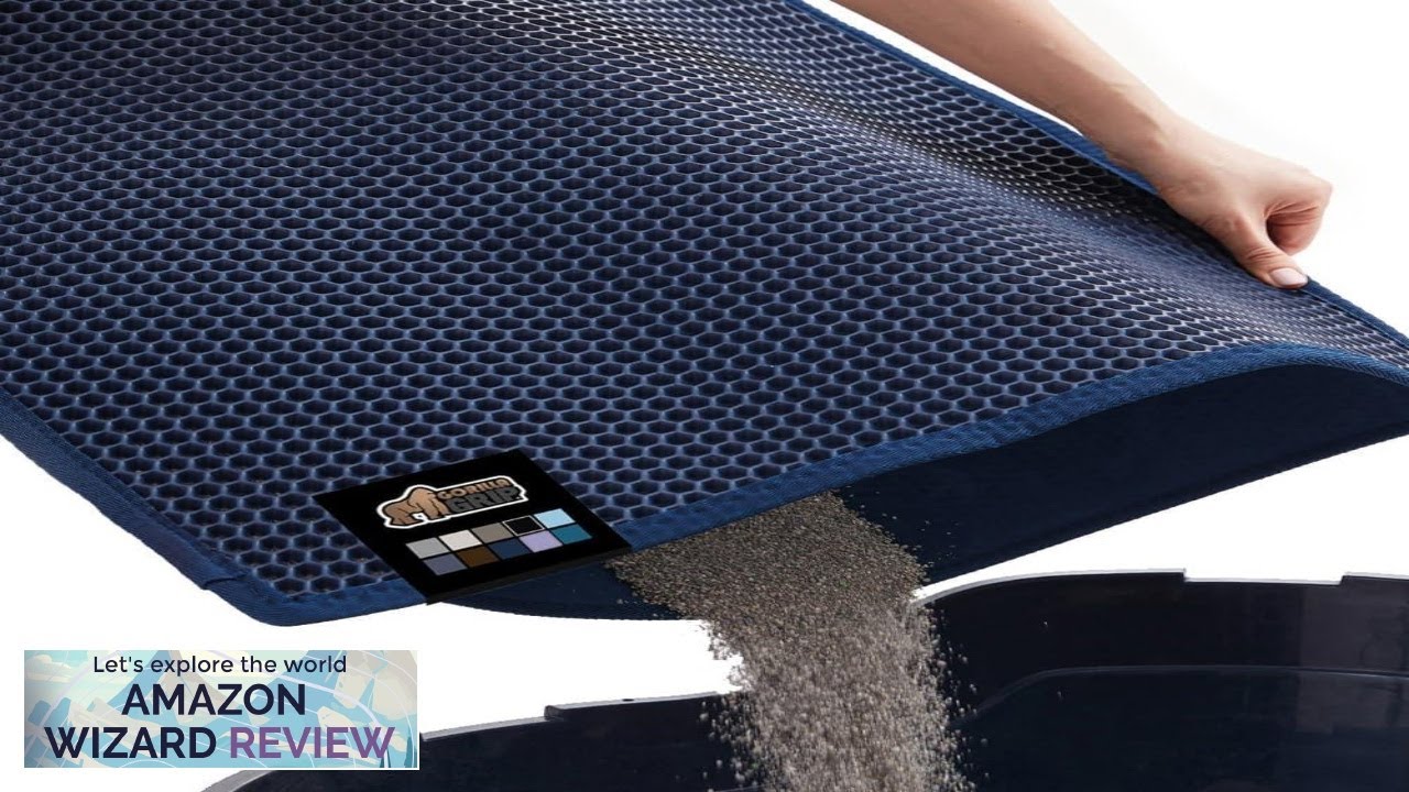 Gorilla Grip Honeycomb Cat Litter Mat Two Layer Trapping Waste Mats Soft Review