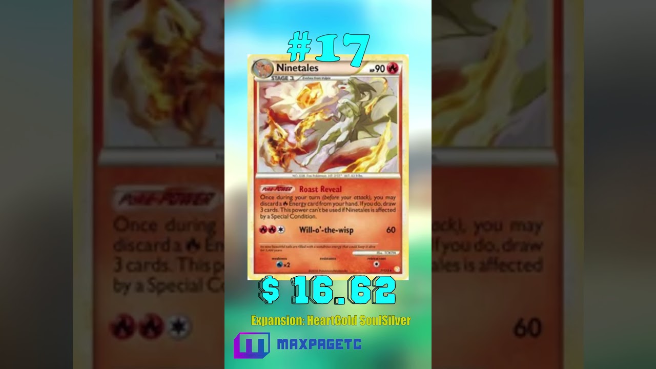 Top 25 Ninetales Pok&eacute;mon Cards #subscribe#comment #marketprice#highquality#pok&eacute;mon#tcg  #ninetales