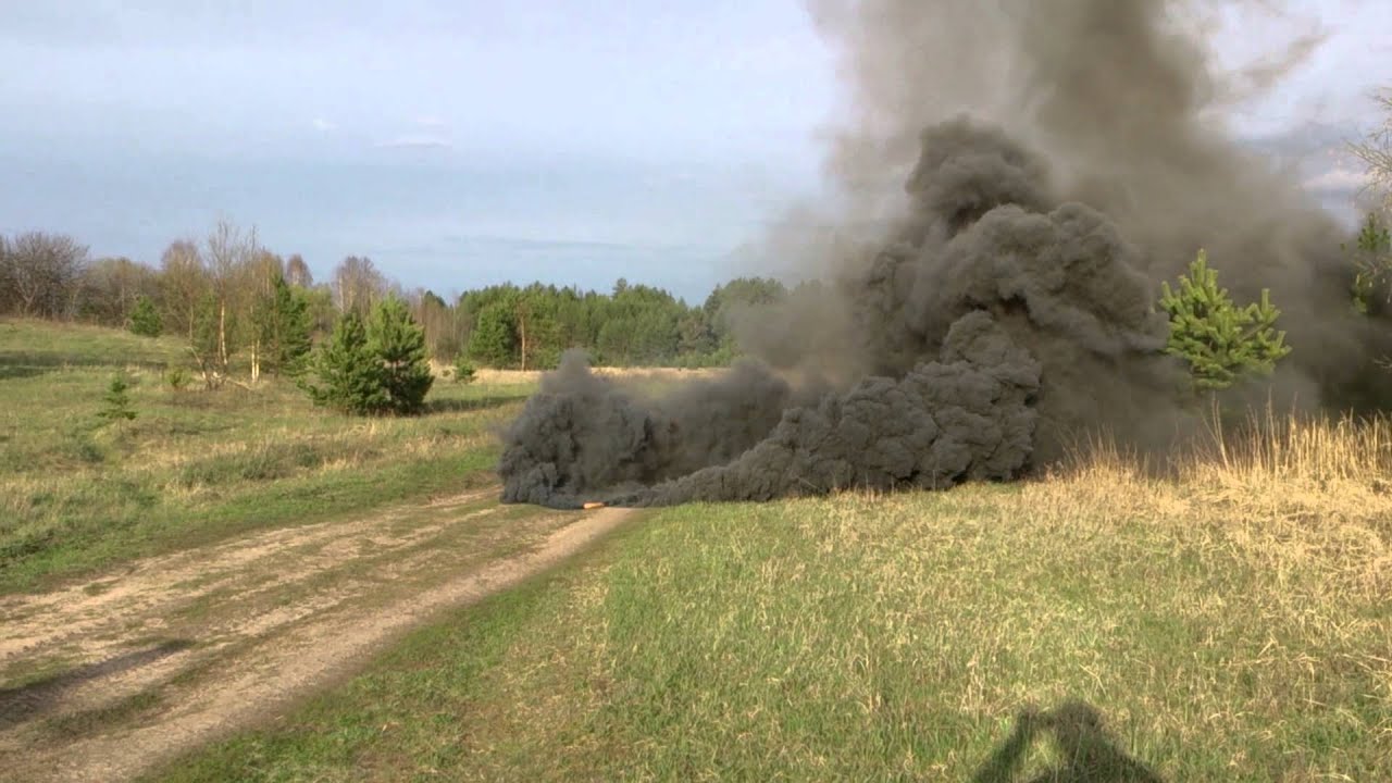 Дымовая шашка РДГ 2Ч / Soviet black smoke signal