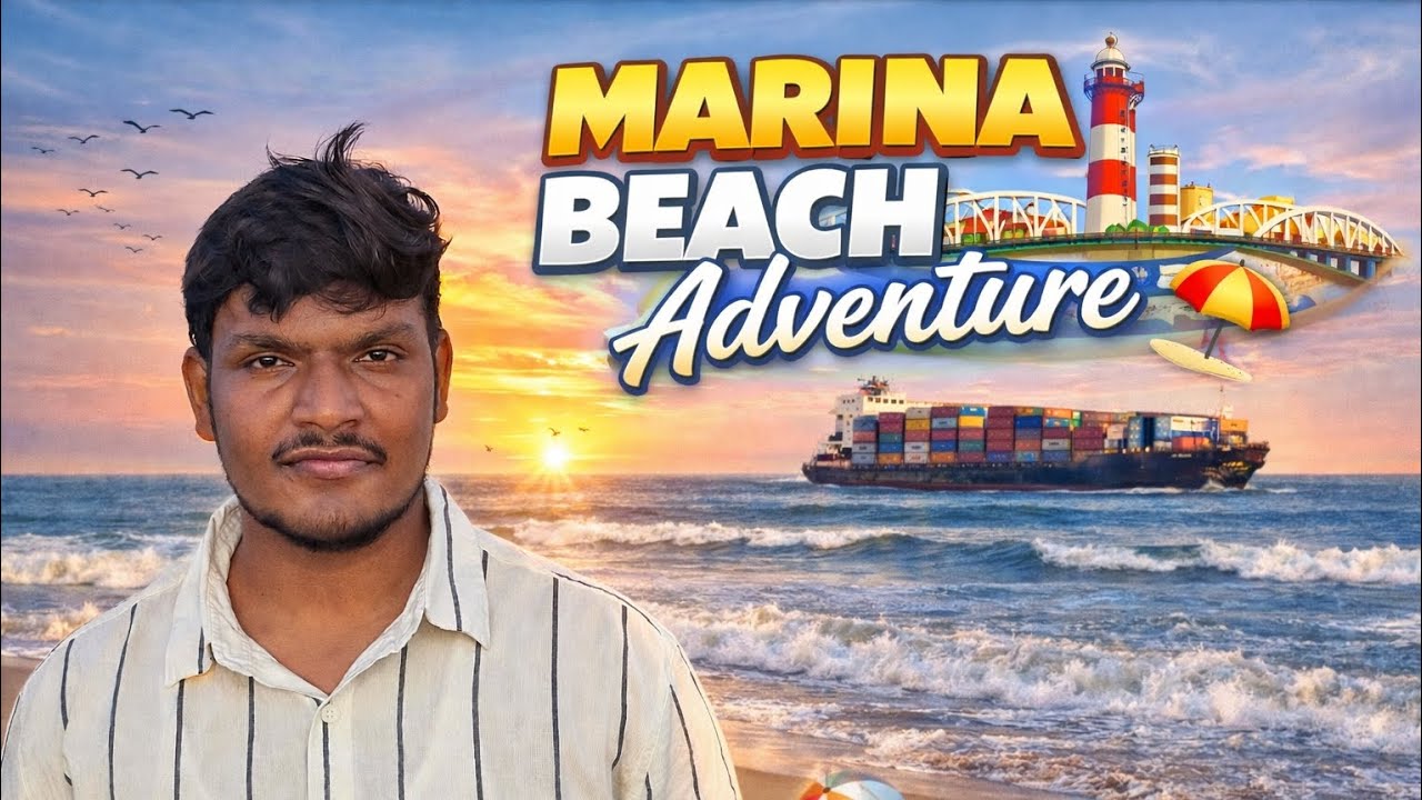 Marina Beach ⛱️.....