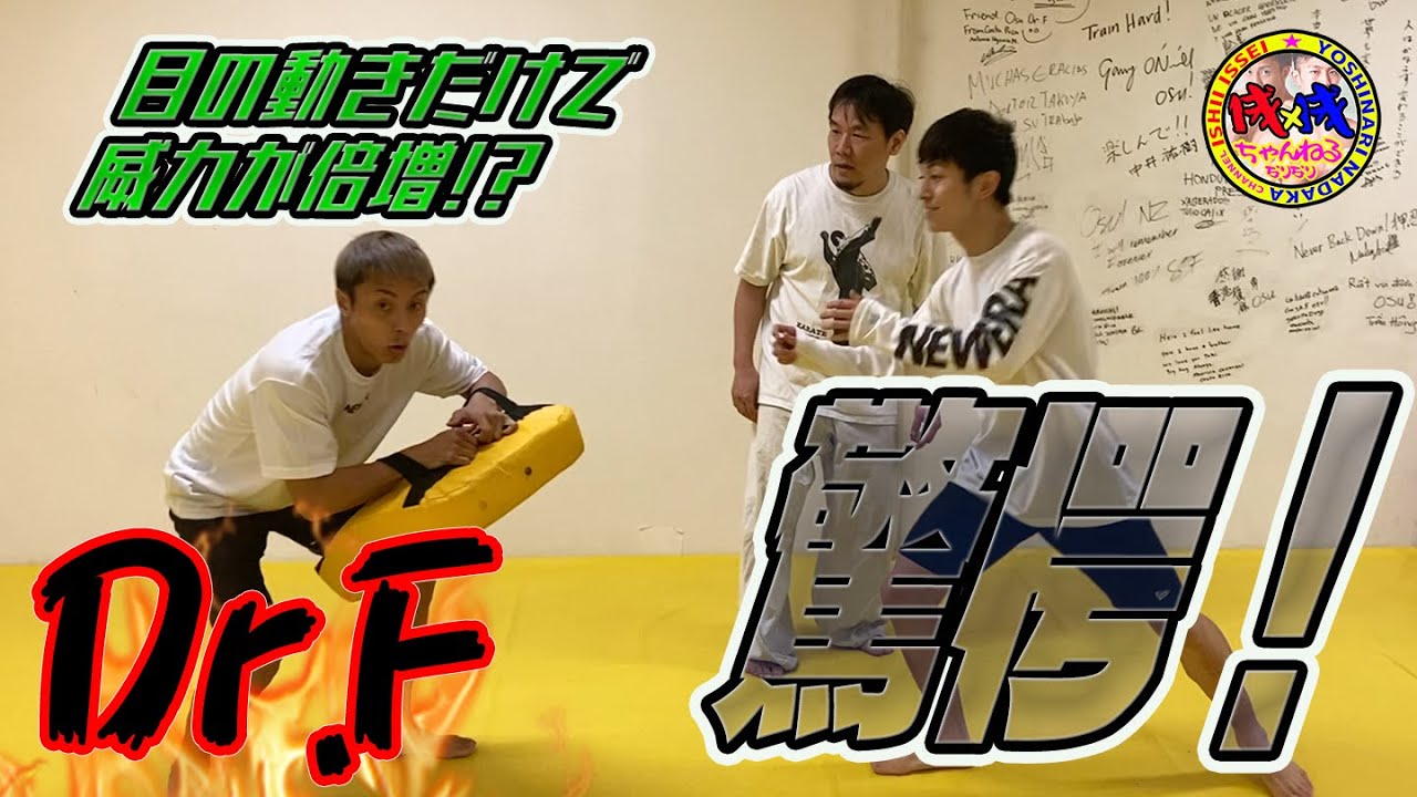 【Dr.F】目の動きだけでパンチキックの威力が倍増！
