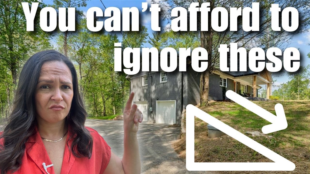 RED FLAGS you can't ignore when buying a home in Asheville NC.
