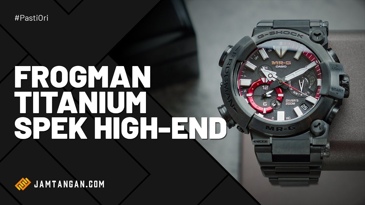 ISO DIVER'S WATCH MEWAH, REWARD AKHIR TAHUN! G-Shock Frogman MRG-BF1000B-1ADR Titanium