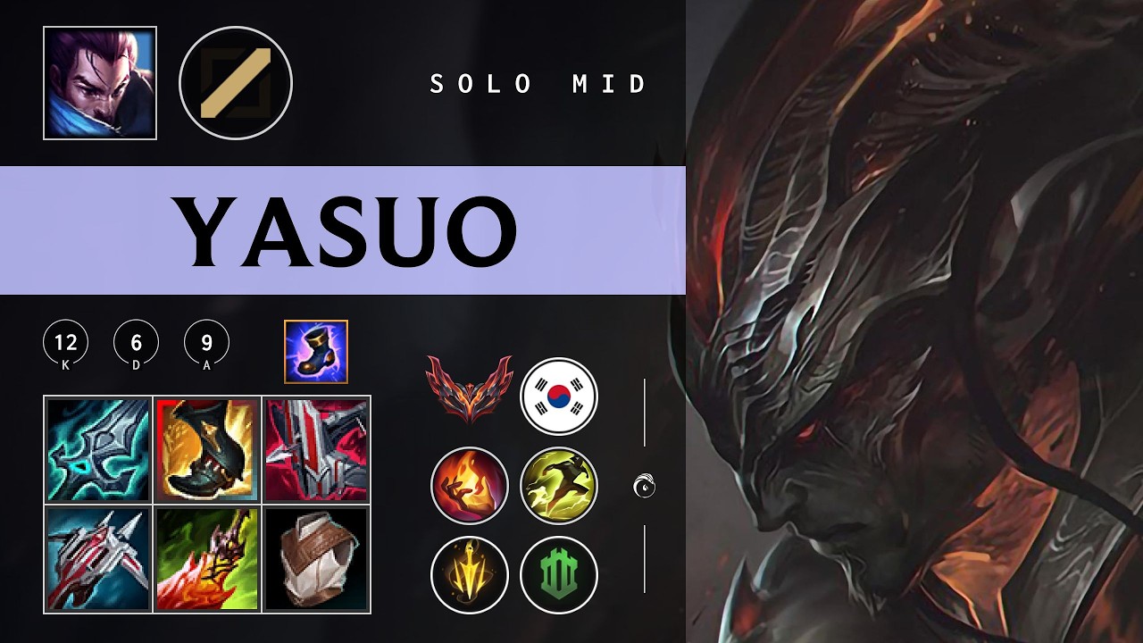Yasuo Mid vs Pantheon - KR Grandmaster Patch 26.04