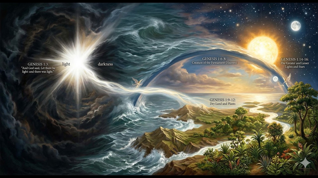 What if the Bible was a song? Genesis 1:1–16 (Latin Lyrics)