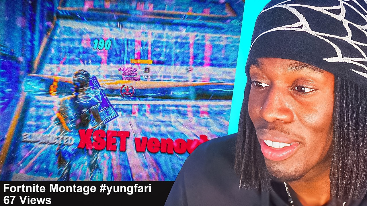 Reacting To My Viewers Montages! (#yungfari edit challenge)