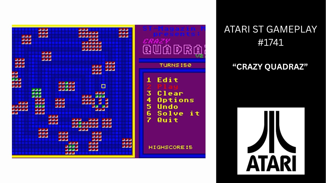 Crazy Quadraz (Atari ST / Gameplay #1741)