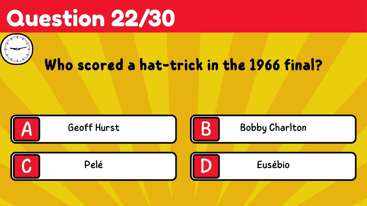 World Cup Football Quiz 2025 ⚽ | 30 Challenging Questions for True Fans! 🏆