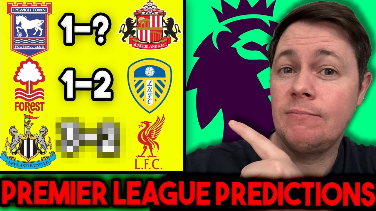 Premier League Week 1 Predictions