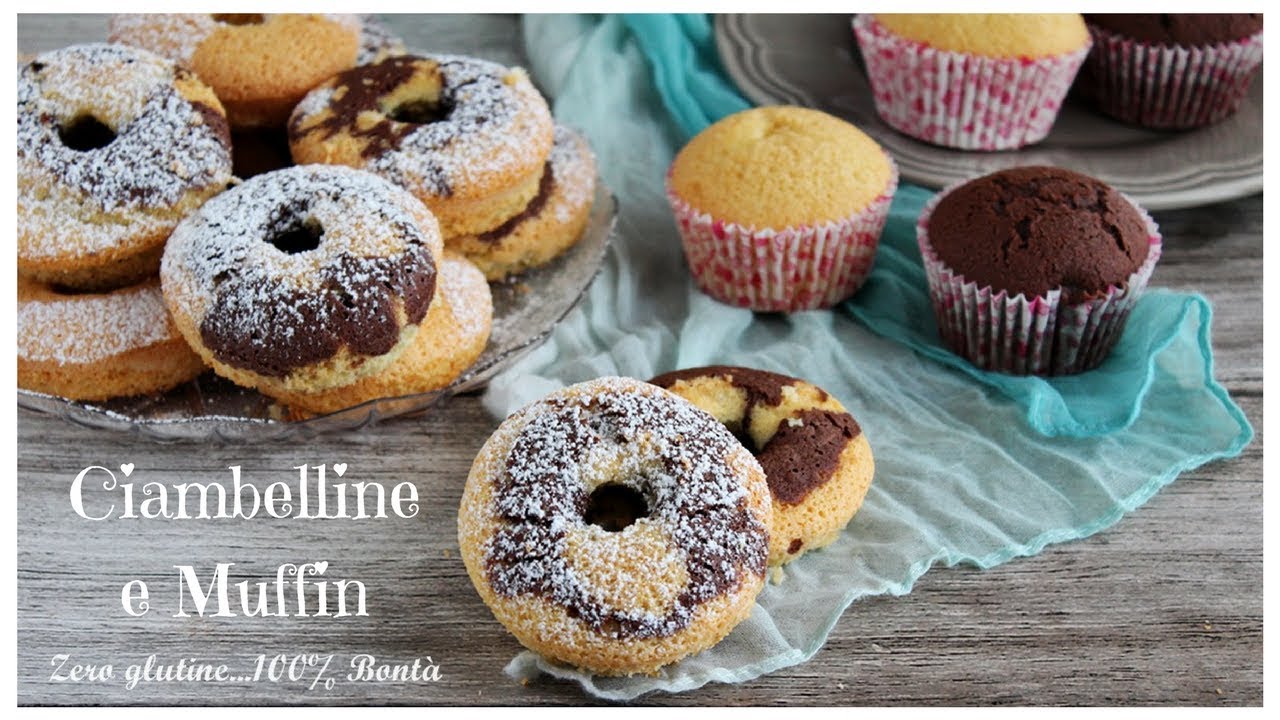 Ciambelline e Muffin all'acqua senza glutine e lattosio