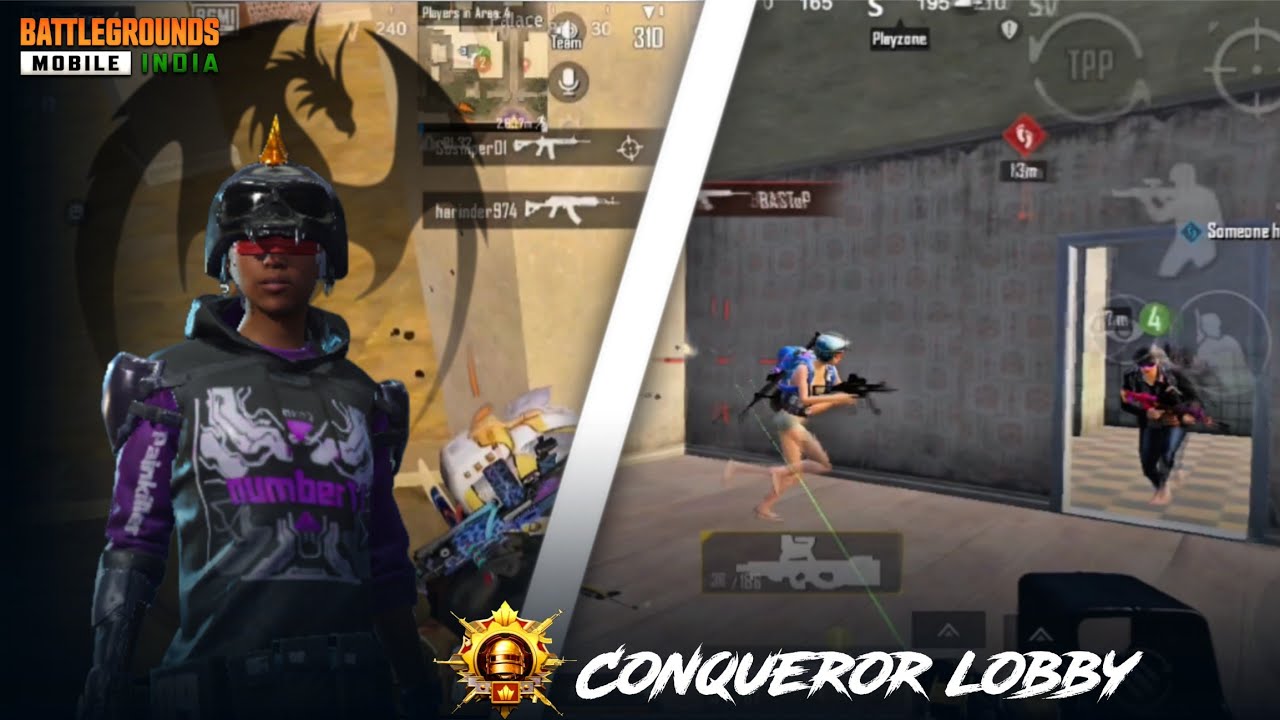 Conqueror lobby 🥷tapatptaptp... 🤣