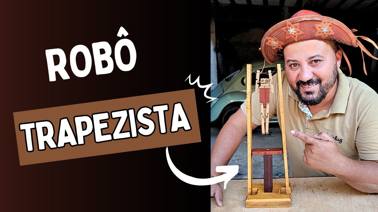 Robô Trapezista | Como fazer Boneco trapezista | Blogueiros do Lar