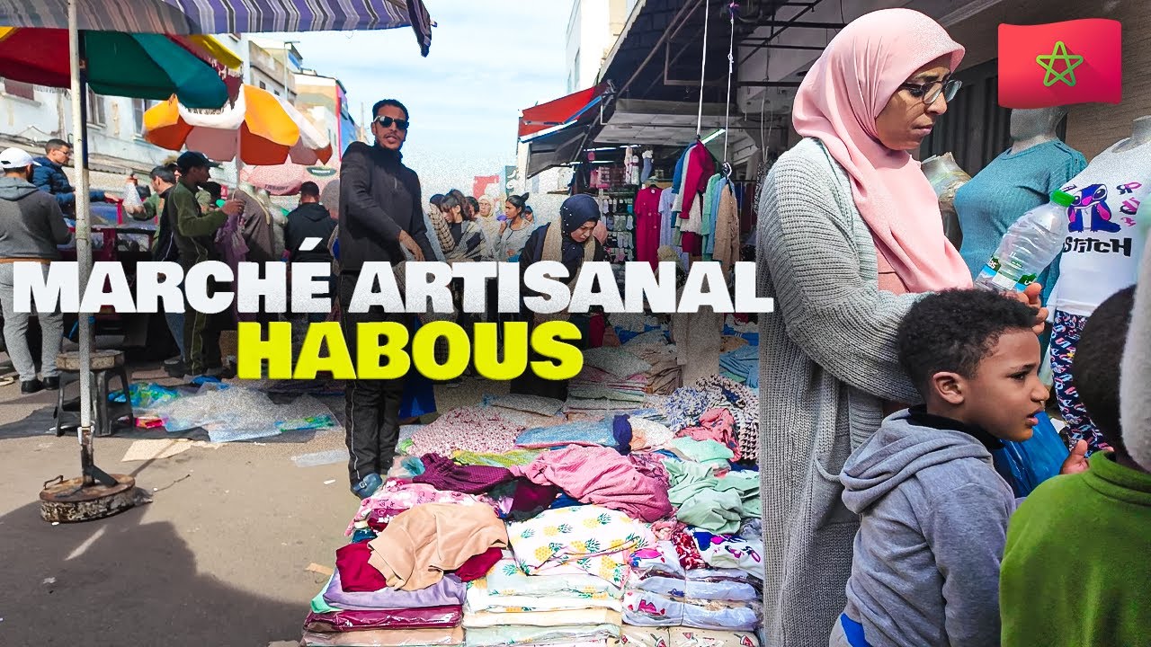 Visite du march&eacute; artisanal de Habous &agrave; Casablanca - Walking Tour 4K