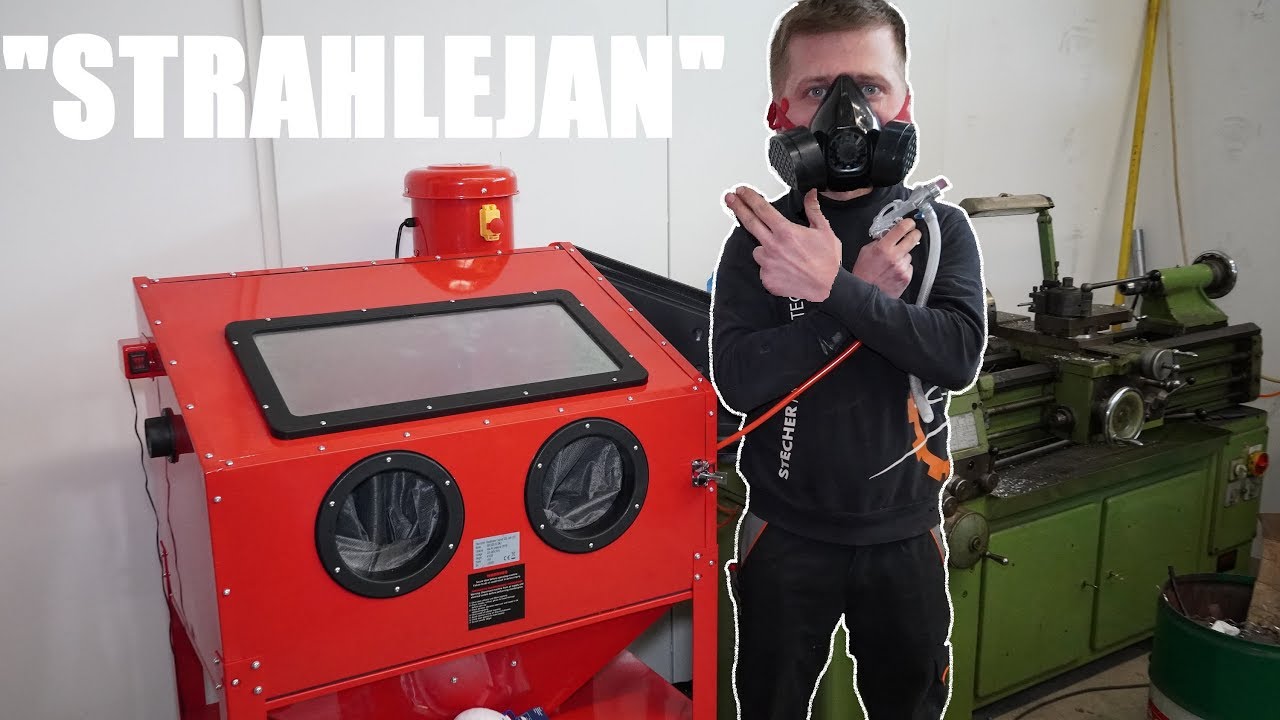 Unsere neue Sandstrahlkabine !
