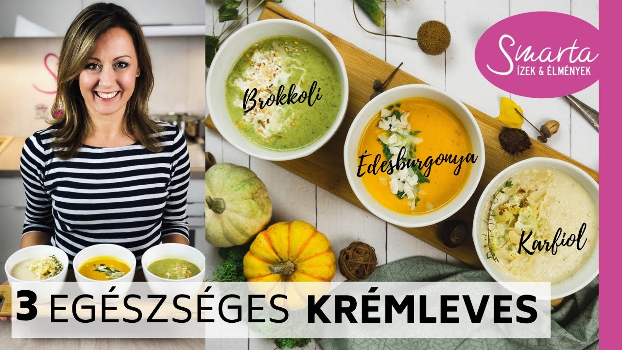 3 egészséges krémleves őszre I brokkoli - karfiol - édesburgonya