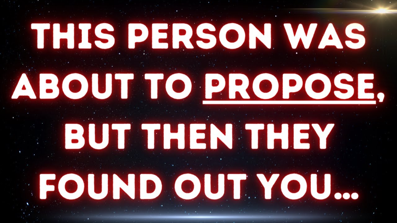 💌 They were about to propose, but then they found out you…
