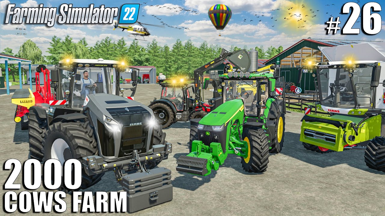 I Upgraded THE FARM with NEW TRACTOR | 2000 Cows Farm Ep.26 | Farming Simulator 22