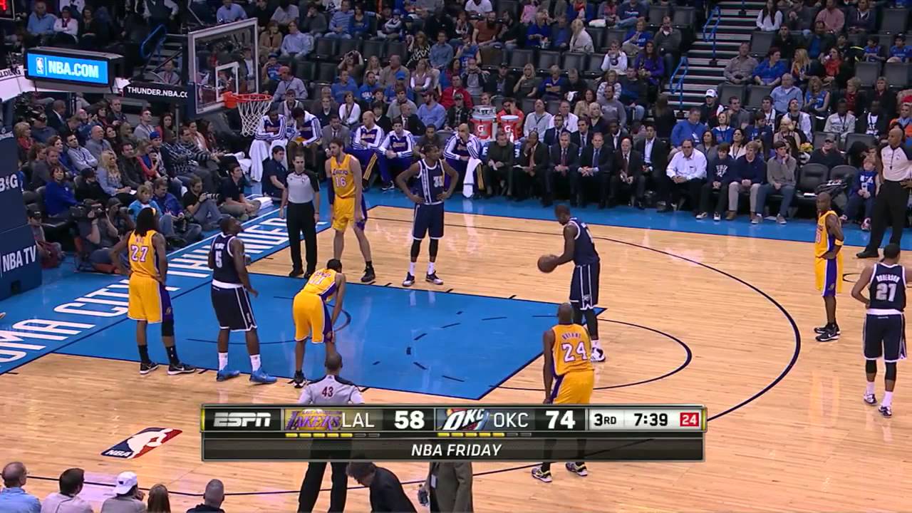 Lakers vs oklaomacity 2013