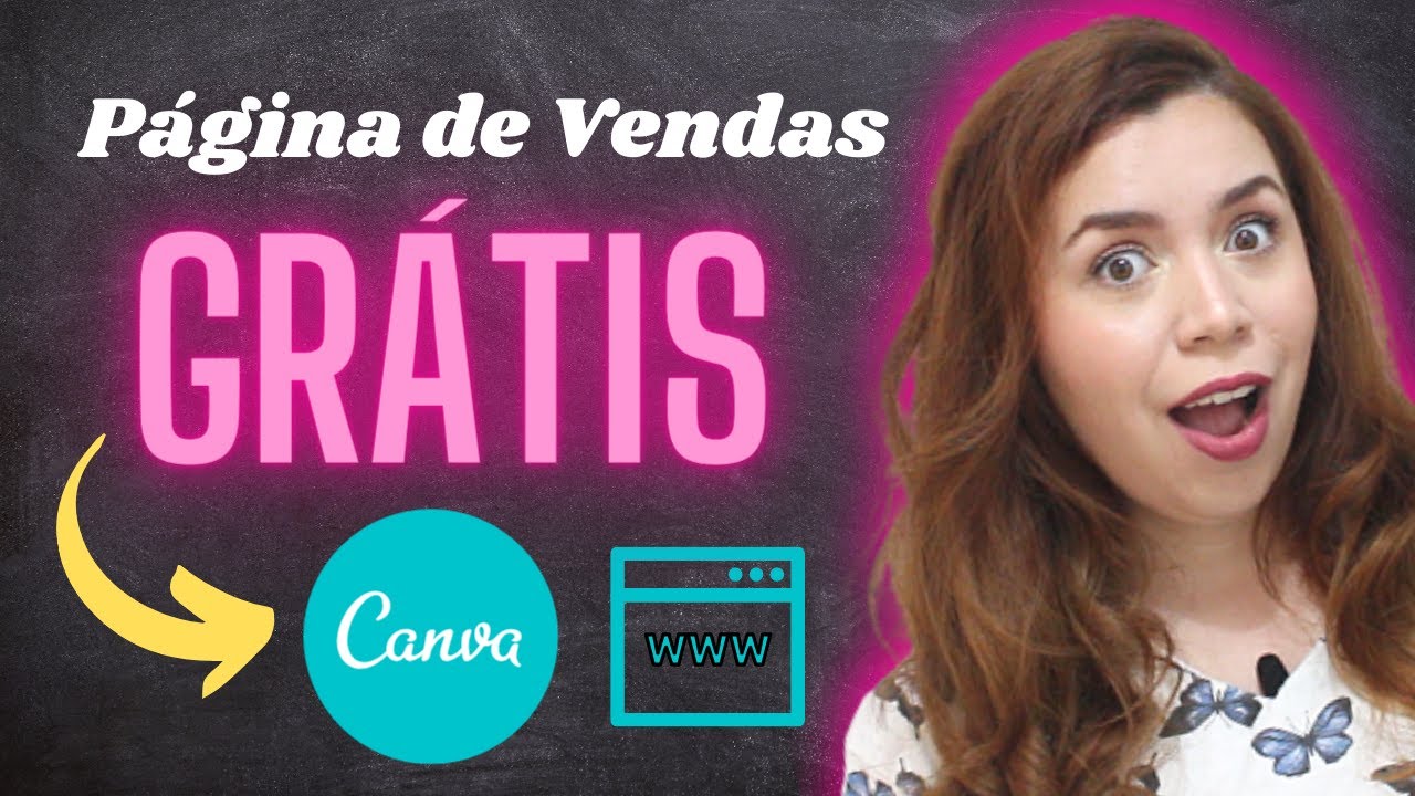 Como CRIAR PÁGINA DE VENDAS GRÁTIS no CANVA - Landing Page Gratuita