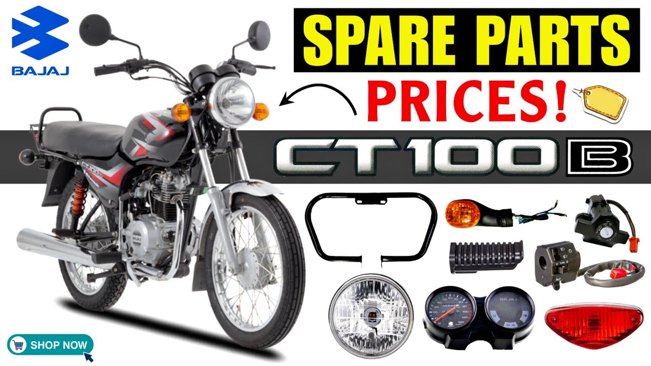 Prices ? 🏷️ Bajaj CT 100 B Spare Parts Prices! Order Online 🚚 +91 98932 35053 #spareparts #ct100