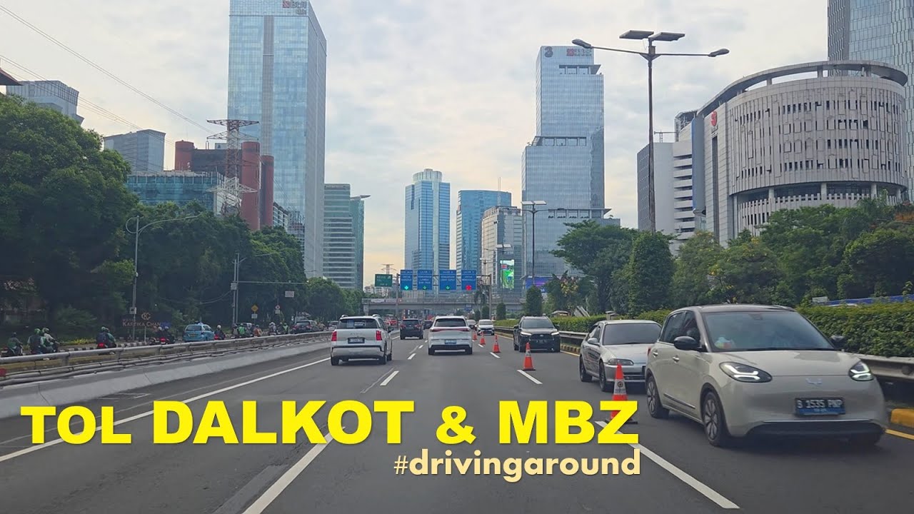 Contraflow di TOL DALAM KOTA [DALKOT] JIRR & MBZ TOLL ROAD❗ #drivingaroundjakarta #haripahlawan