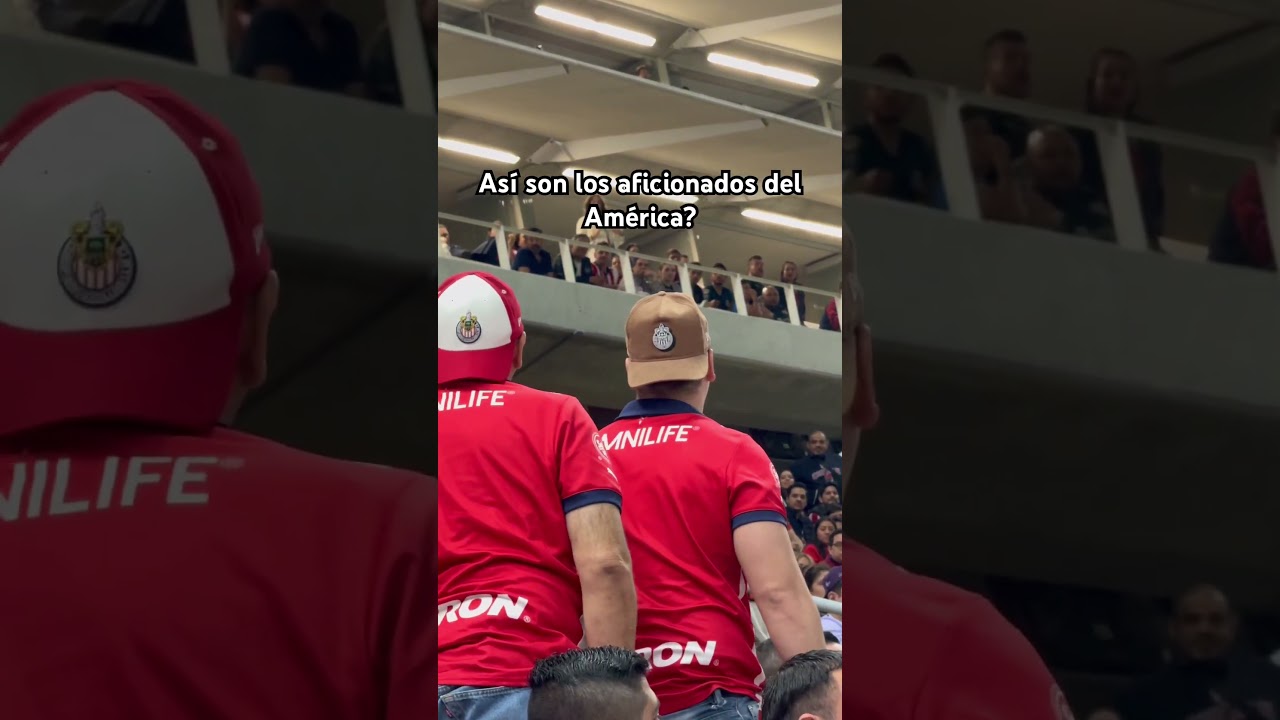 Que opinan de este aficionado del Am&eacute;rica en el Estadio de Chivas en un cl&aacute;sico nacional? #LigaMx