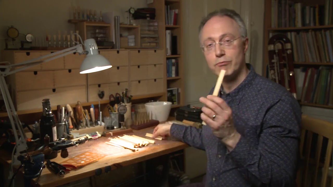 How to Make a Bassoon Reed 3 - using a Pre Gouger