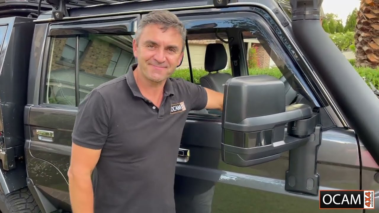 Introducing OCAM Powerfold Towing Mirrors for Toyota Landcruiser 76 78 79 Series