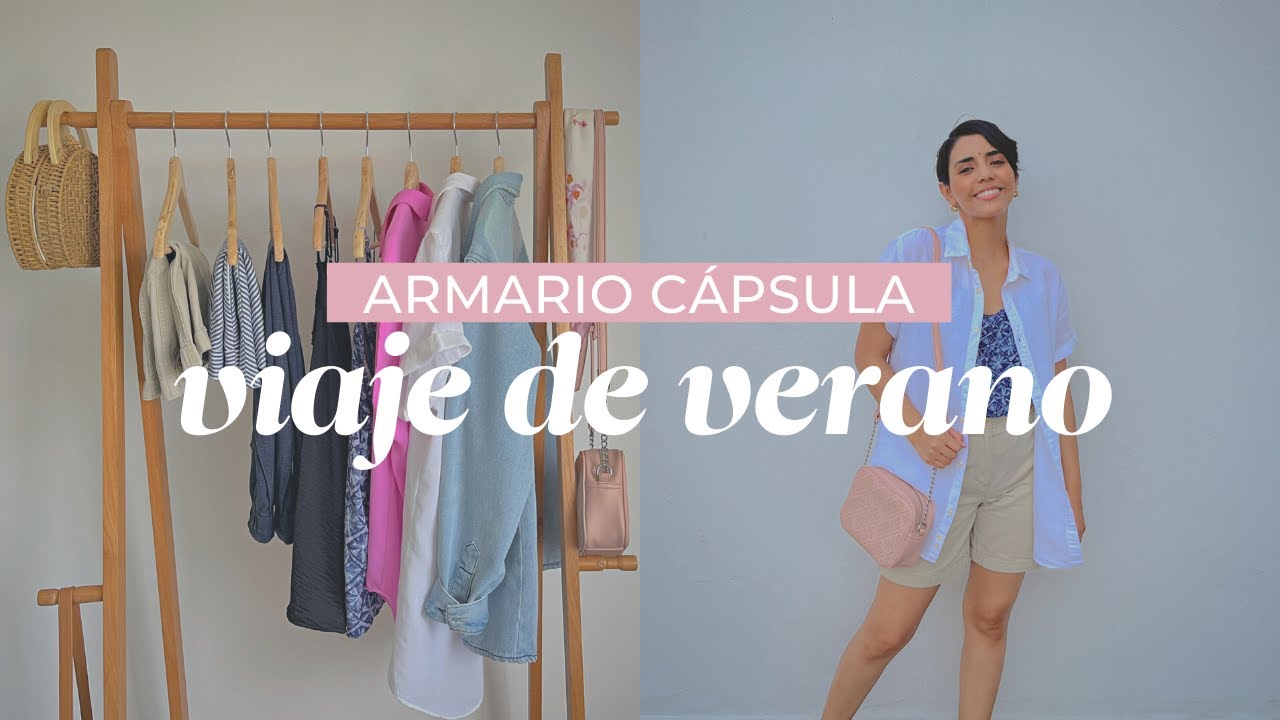 Armario cápsula para viajar con pocas prendas 🤩