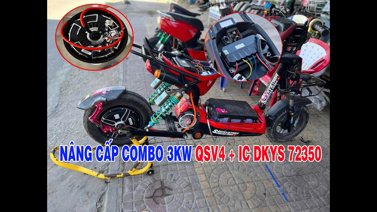 NÂNG CẤP ĐỘNG XE 133  3000W QSV4 + IC DKYS 72350| DƯƠNG THÀNH LỘC