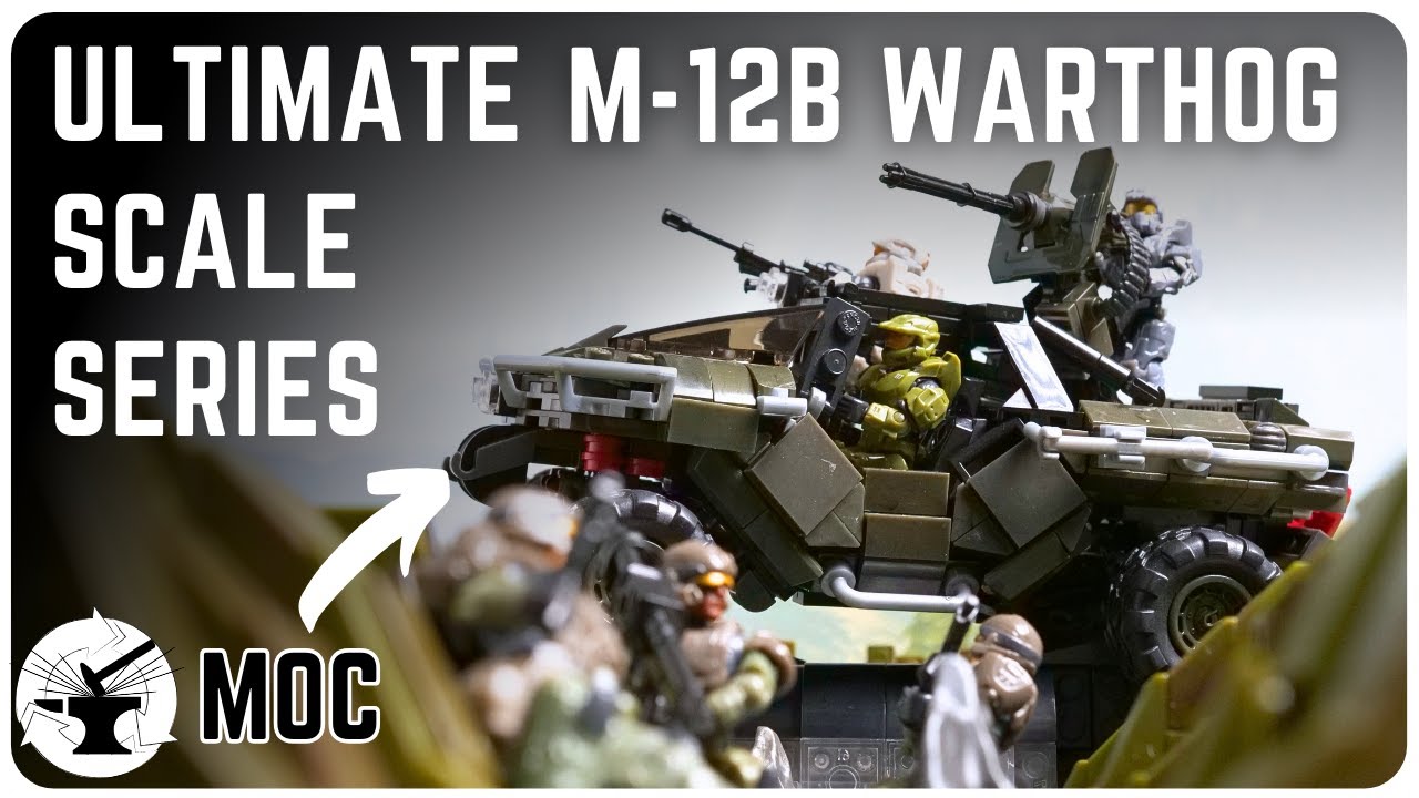 ULTIMATE M-12B Warthog MEGA Halo MOC