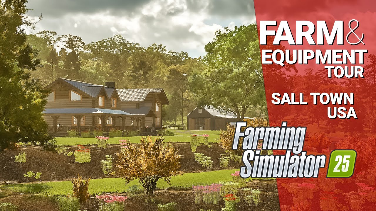Farm & Equipment Tour - Small Town USA #fs25
