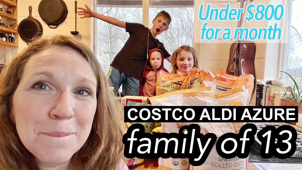 *Budget Month* Groceries for our BIG FAMILY