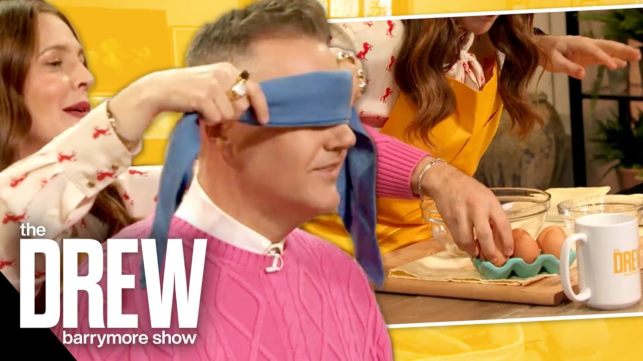 Drewth or Dare: Can Drew Crack an Egg Using Ross Mathews' Hands? | Drewth or Dare