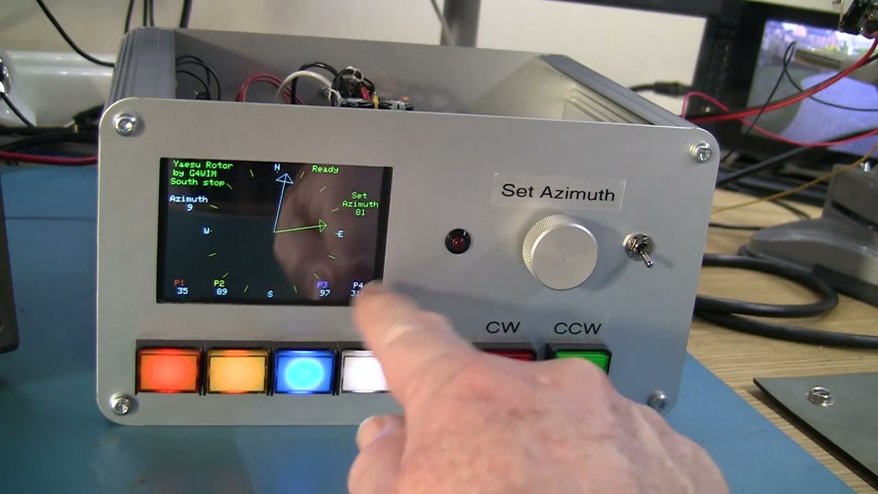 An improved Yaesu ham radio antenna rotator controller using a Mega2560 and 3.5