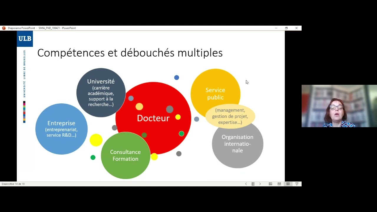 Réaliser son doctorat à l'ULB - SIMA 2021